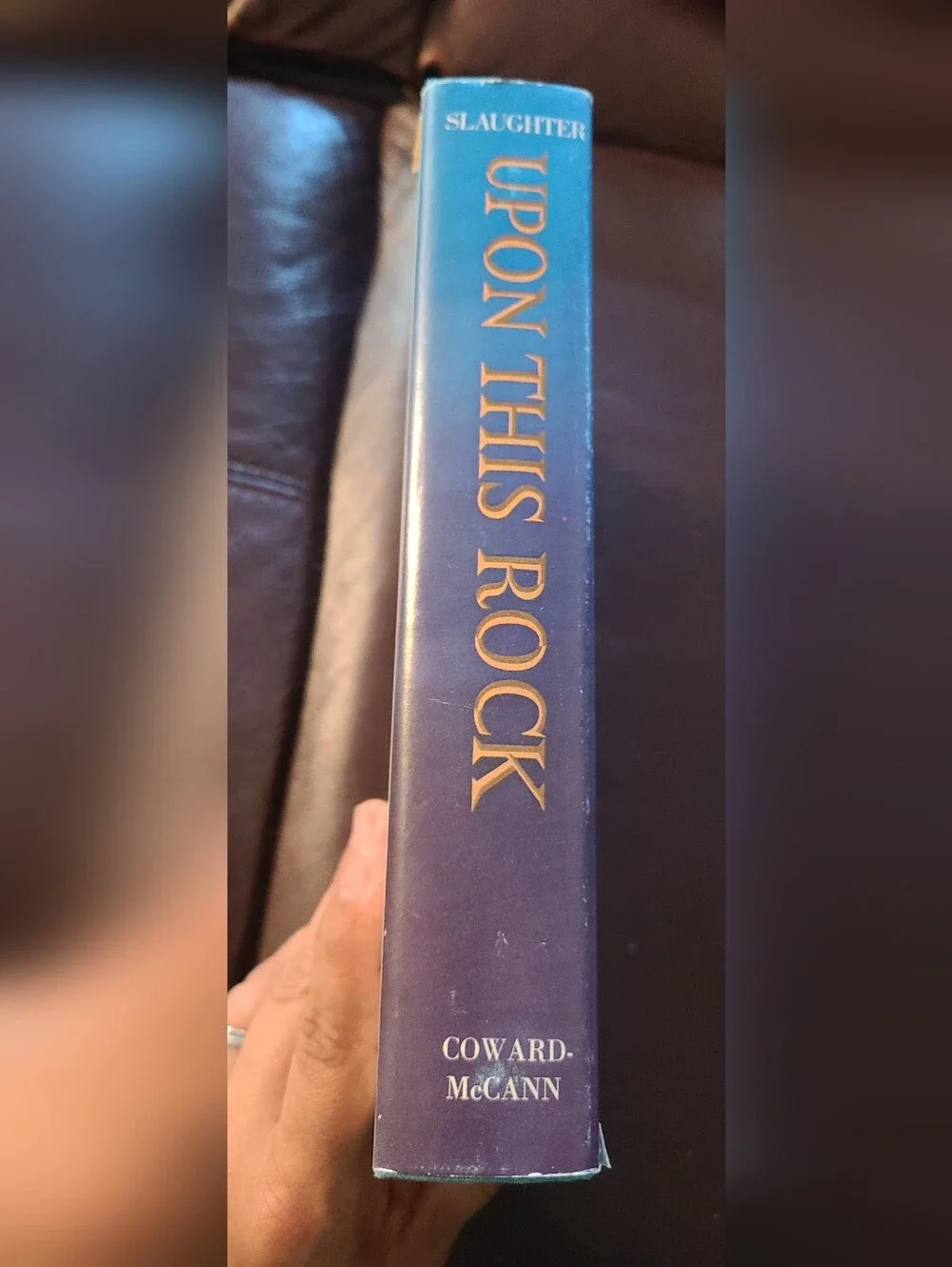 Upon This Rock Frank G Slaughter 1963 Hardcover First Edition Dust Jacket VG